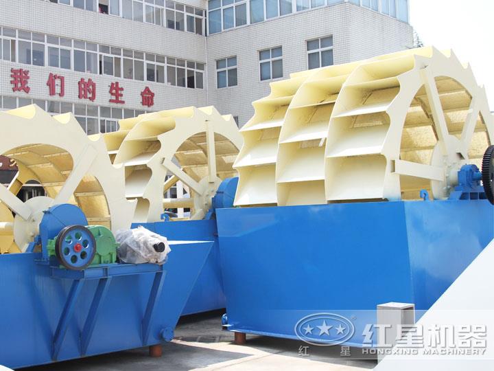 洗砂設(shè)備洗凈度高，用水量少